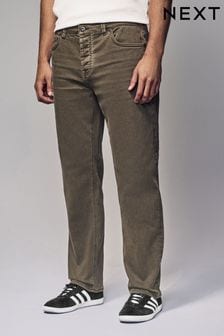 Tan Brown Straight Fit Motion Flex Jeans (B85928) | $59