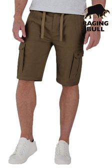 Raging Bull Cargo Brown Shorts (B86189) | $101