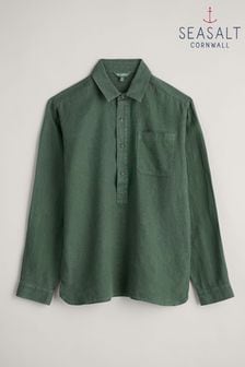 Seasalt Cornwall Green Mens Artists Shirt (B86436) | €105