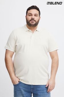 Blend Cream Pique Short Sleeve Polo Shirt (B86749) | €25