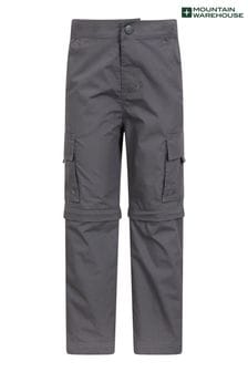 Mountain Warehouse Grey Active Kids Convertible Trousers (B86890) | €41