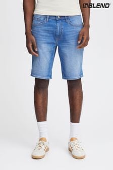 Blend Blue Stretch Denim Shorts (B86946) | €35