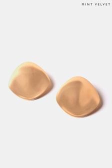 Mint Velvet Gold Tone Disc Earrings (B87274) | 38 €