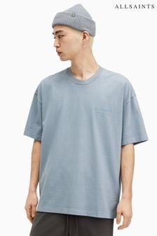 AllSaints Blue Underground Crew T-Shirt (B87453) | 272 QAR