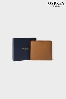 Brown - Osprey London The Santa Fe Leather Billfold Wallet (B87479) | €67