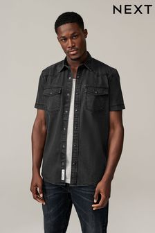 Men s Black Big Holiday Shirts Next Azerbaijan