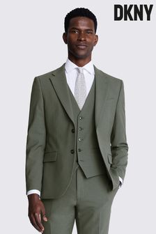 DKNY Sage Green Slim Fit Suit - Jacket