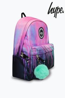 Hype. Pink Graffiti Drips Backpack