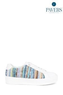 Pavers Colourful Lace-Up Trainers