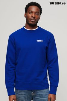 Superdry Blue Sport Loose Crew Sweatshirt (B87852) | kr895