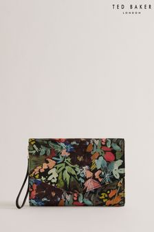 Ted Baker Beinina Painted Meadow Printed Black Pouch