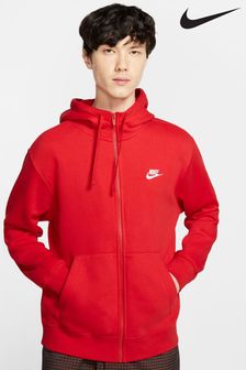 Nike zip up red new arrivals