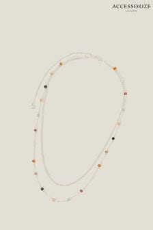 Accessorize Beaded Station Necklace (B88550) | €21