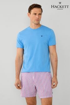 Hackett London Herren T-Shirt, Blau (B88587) | 86 €