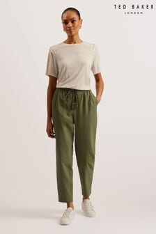 Ted Baker Morasco Seersucker Slim Cut Ankle Length Trousers (B88663) | NT$4,430