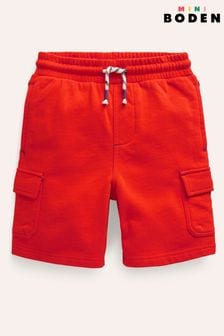 Boden Red Jersey Cargo Shorts (B88750) | €29 - €35
