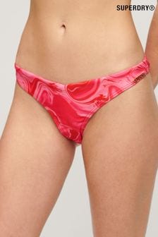 SUPERDRY Pink SUPERDRY Printed Cheeky Bikini Bottoms (B88844) | SGD 52