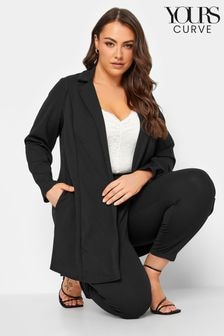 Yours Curve Black Limited Blazer (B89049) | $58