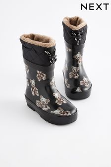 Black Bears - Thermal Thinsulate™ Lined Cuff Wellies (B89473) | 706 ₴ - 823 ₴