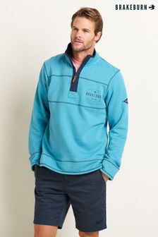 Melanżowa bluza Brakeburn z krótkim suwakiem (B89524) | 380 zł
