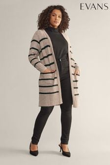 乳白色 - Curve Striped Cardigan (B89525) | NT$1,960