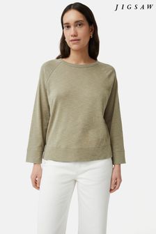Jigsaw Cotton Luxe Raglan T-Shirt (B89637) | AED333