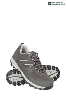 Mountain Warehouse Grey Wide Fit Mcleod Womens Walking Shoes (B89749) | kr519