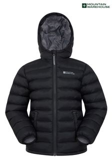 Mountain Warehouse Black Seasons Water Resistant Padded Jacket (B89879) | kr519