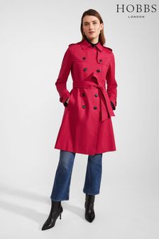 Hobbs Pink Petite Saskia Trench Coat (B89907) | 305 €