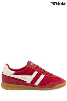 Gola Red Mens Tornado Lace-Up Trainers (B90198) | $137