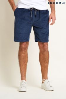 Brakeburn Blue Corduroy Shorts (B90282) | 223 QAR
