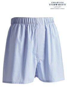 Charles Tyrwhitt Blue Woven Shorts (B90382) | OMR10