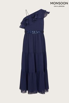 藍色 - Ruby皺褶舞會連身裙 (B90443) | NT$2,240 - NT$2,470