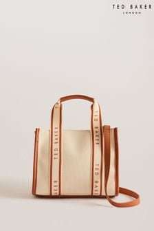 Ted Baker Georjea Branded Webbing Canvas Small Tote Bag