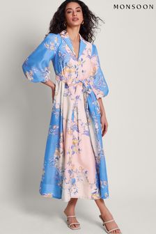 Monsoon Blue Adela Shirt Dress (B91209) | €166