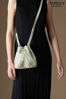 Blanco - Osprey London The Lucia Leather Cross-body Bag (B91348) | 233 €