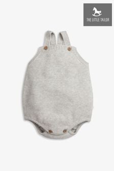 The Little Tailor Grey Stylish Baby Knitted Romper (B91390) | €36