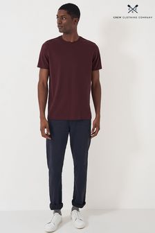 أحمر - Crew Clothing Plain Cotton Classic T-shirt (B91477) | 159 ر.س