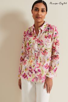 Phase Eight Petite Maddelena Floral Print Shirt (B91759) | ‏377 ‏₪