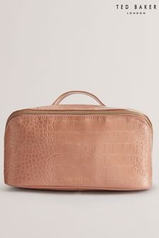 Розовый - Прямоугольная сумка с эффектом крокодиловой ткани Ted Baker Haanas (B91763) | €66