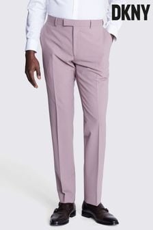 DKNY Dusty Pink Slim Fit Suit - Trousers