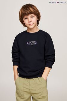Tommy Hilfiger Blue Hilfiger Track Sweatshirt
