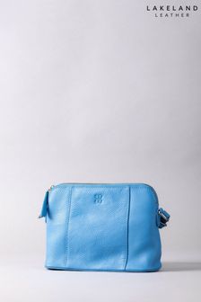 أزرق - حقيبة تعلق حول الجسم جلد مقوسة Alston من Lakeland Leather (B92589) | 222 د.إ