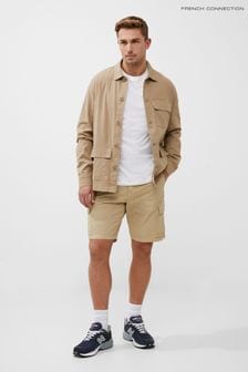 Pantalones cortos cargo en tono natural con tejido antidesgarros de French Connection (B92998) | 71 €