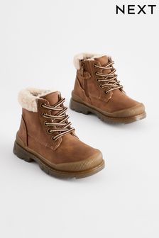 Next boys brown boots shop