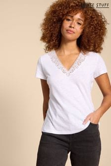 White Stuff Lace Ellie T-shirt (B93061) | 18 ر.ع
