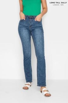 Long Tall Sally Blue Stretch Straight Leg Denim Jeans (B93258) | €78