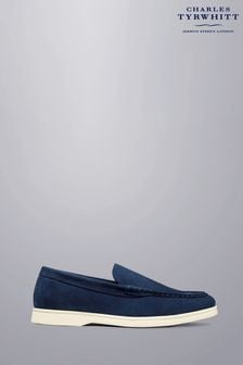 الأحذية سهلة اللبس لون أزرق من Charles Tyrwhitt (B93397) | 52 ر.ع