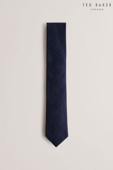 Ted Baker Blue Lyre Texture Silk Linen Tie (B93434) | 243 QAR