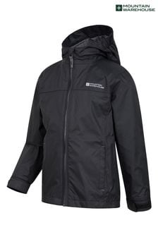 Mountain Warehouse Black Kids Torrent Waterproof Jacket (B93471) | €48